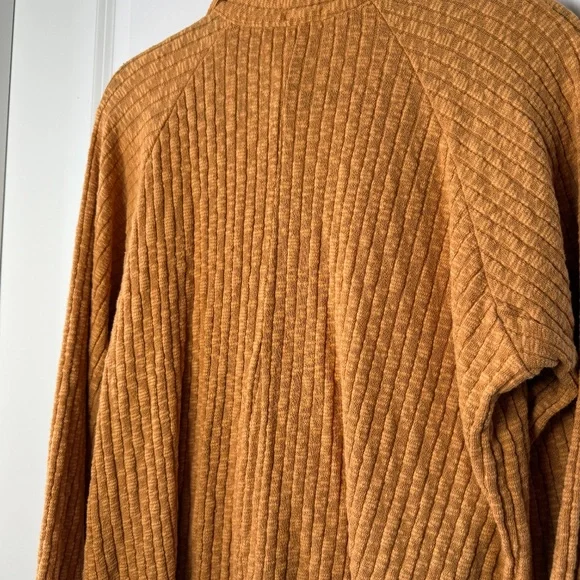 CPY - BKE Button-Down Long Sleeve Knit Shirt - Mustard Yellow or Gold - XL - Picture 15 of 16